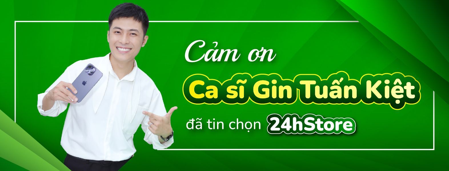 Gin Tuấn Kiệt sắm iPhone 14 Pro Max
