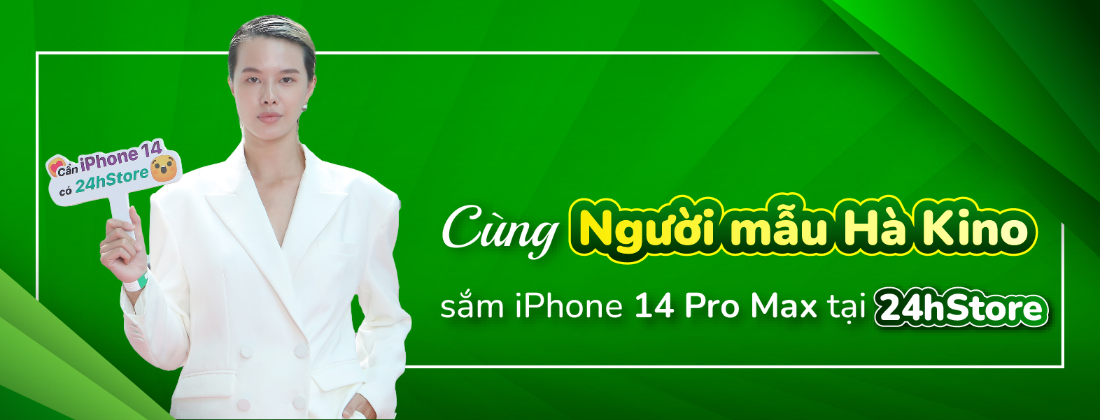 Hà Kino sắm siêu phẩm iPhone 14 Pro Max VN/A