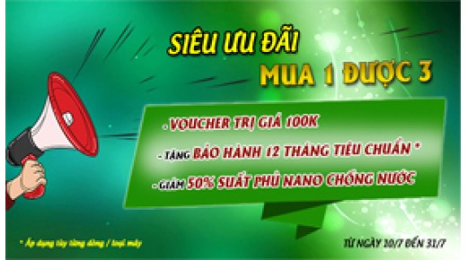 [QUÀ TẶNG CỰC HOT] ĐẾN 24HSTORE – MUA MÁY TẶNG LIỀN VOUCHER 100k