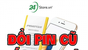 Thay pin iPhone cũ đổi pin mới chính hãng cho iPhone tại 24hStore.vn, uy tín, giá tốt