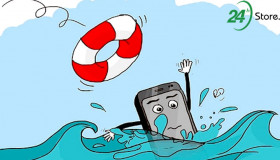 Mẹo xử lý khi điện thoại rơi xuống nước