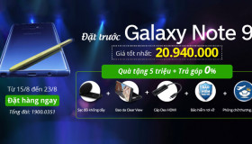 Đặt hàng Samsung Galaxy Note 9 chính hãng tại 24hstore giá rẻ sập sàn, rinh thêm quà tặng
