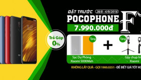Đặt hàng Xiaomi Pocophone F1 chính hãng tại 24hstore