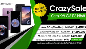 Crazy Sale – Rẻ hủy diệt - Duy nhất ngày 16/9