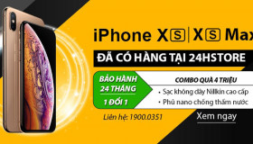 [THÔNG BÁO] iPhone XS, XS Max đã có mặt tại 24hStore
