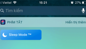 Ngủ cực ngon chỉ với phím tắt nhẹ trên màn hình iPhone