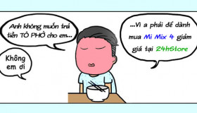 Quyết tâm KHÔNG trả 45K tiền "Bát Phở", để mua Xiaomi Mi Mix 4