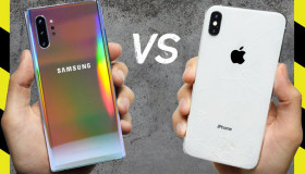 So sánh màn hình iPhone XS Max và Note 10 Plus