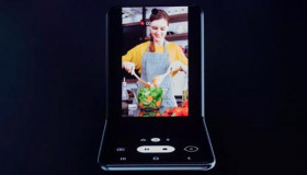 Samsung khoe thiết kế điện thoại nắp gập mới