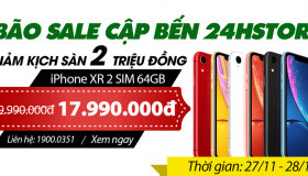 Bão sale cập bến 24hstore – Giảm kịch sàn 2 triệu đồng