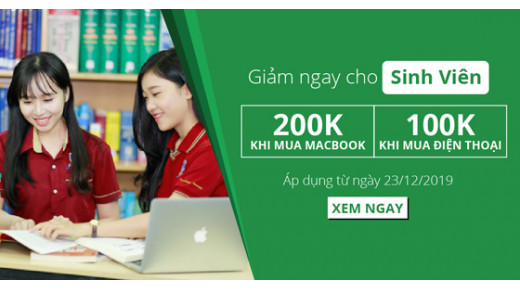 TẶNG VOUCHER LÊN ĐẾN 200.000Đ CHO HỌC SINH – SINH VIÊN