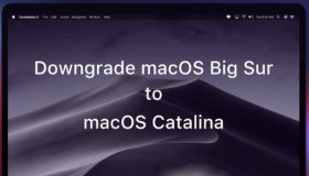 Hướng dẫn hạ cấp macOS Big Sur Beta xuống macOS Catalina