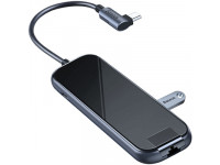 HUB chuyển đa năng Baseus 6 in 1 (Type-C to 3xUSB3.0+HDMI+RJ45+PD)