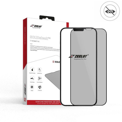 Miếng dán cường lực iPhone 13 Pro Max/14 Plus chống nhìn trộm Zeelot Solidsleek