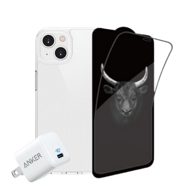 Combo iPhone 13 (Cốc 20W Anker+Dán Kingbull+Ốp Mipow)
