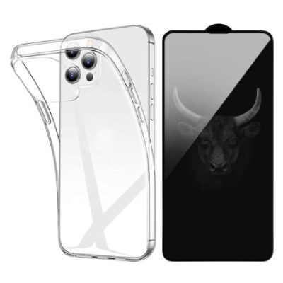 Combo iPhone 14 Pro (Dán Kingbull+Ốp Mipow Soft)