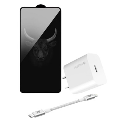 Combo iPhone 14 Pro (Cốc 20W+Cáp C to L Mophie+Dán Kingbull)