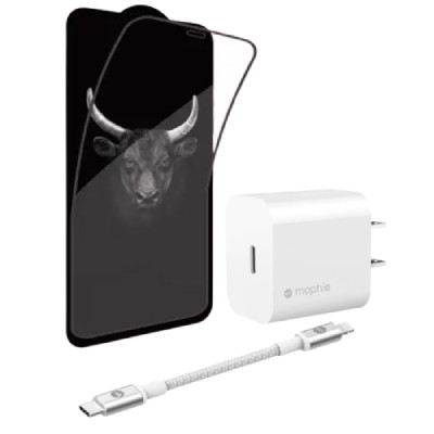 Combo iPhone 14 (Cốc 20W+Cáp C to L Mophie+Dán Kingbull)