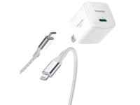 Combo Cốc sạc nhanh Innostyle Ultra Minicube 20W và Cáp Innostyle PowerFlex C to L