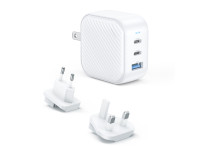 Sạc Innostyle Gan Minicube 2C1A 65W (Gồm phích cắm chuyển đổi UK/EU/AU)