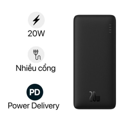 Sạc dự phòng Baseus Airpow Fast Charge 20000mAh 20W