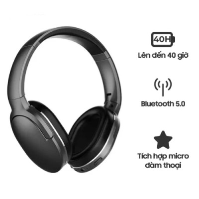 Tai nghe Bluetooth chụp tai Baseus Encok D02 Pro