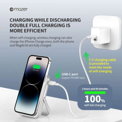 sac du phong mazer smallest magsafe 10.000mah 3