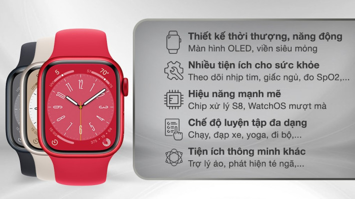 apple-watch-series-8-41mm-gps-mat-nhom-day-cao-su-cu-trang 1