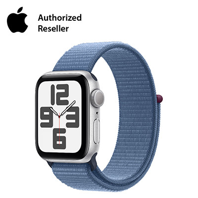 apple watch se 2023 40mm gps mat nhom day quan the thao bac