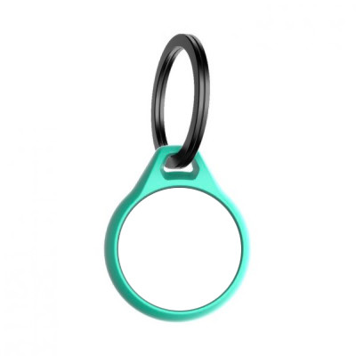 itskins solid soft-cover airtag xanh lam