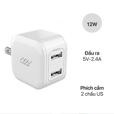 sac nhanh innostyle usb a 12w minigo 2
