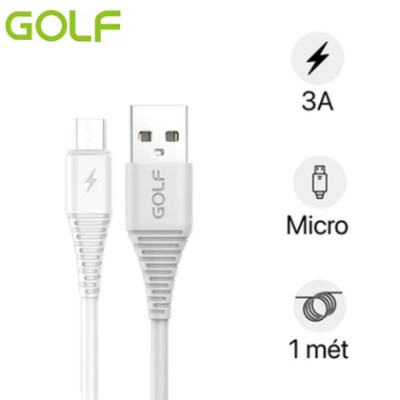 Cáp sạc nhanh 3A Golf GC-64m MicroUSB