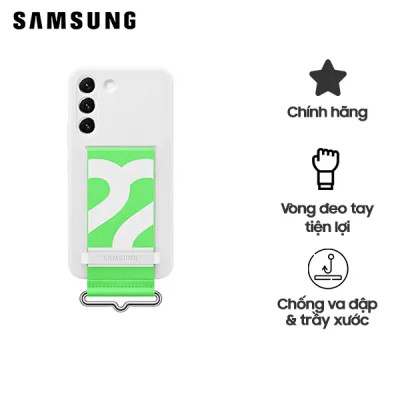 Ốp lưng Samsung S22 Plus 5G Silicon kèm dây đeo chính hãng