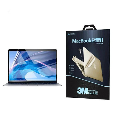 bộ dán full mocoll 5 in 1 macbook air 2