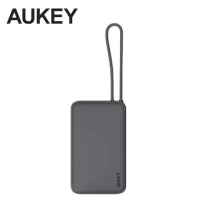 Sạc dự phòng Aukey PB-Y53 Spark Sling 10000mAh 15W kèm cáp USB-C