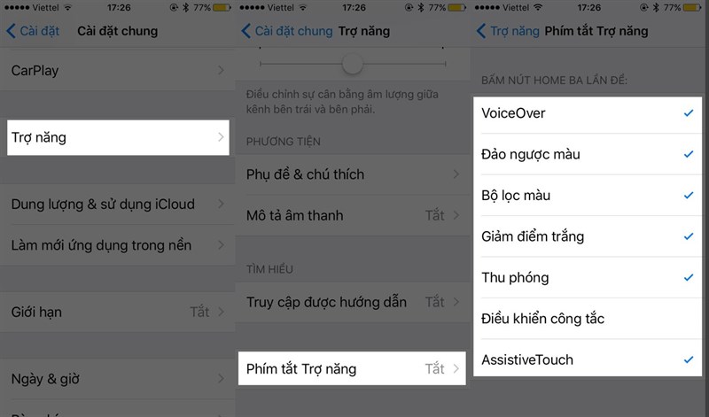 Thêm tính năng khi nhấn 3 lần nút Home cong dung nut home tren iphone hinh anh 1