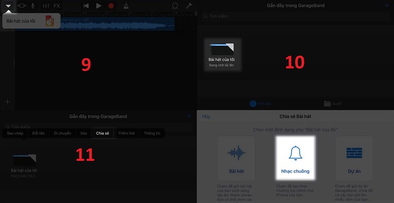 cai dat bai hat yeu thich lam nhac chuong tren iphone anh 8