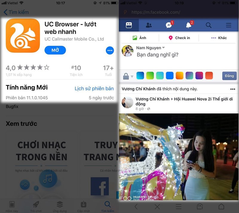 meo su dung facebook khong can phai dat messenger anh 1