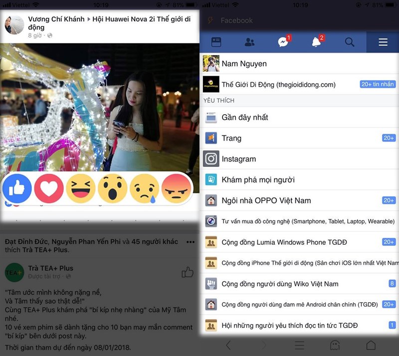 meo su dung facebook khong can phai dat messenger anh 1