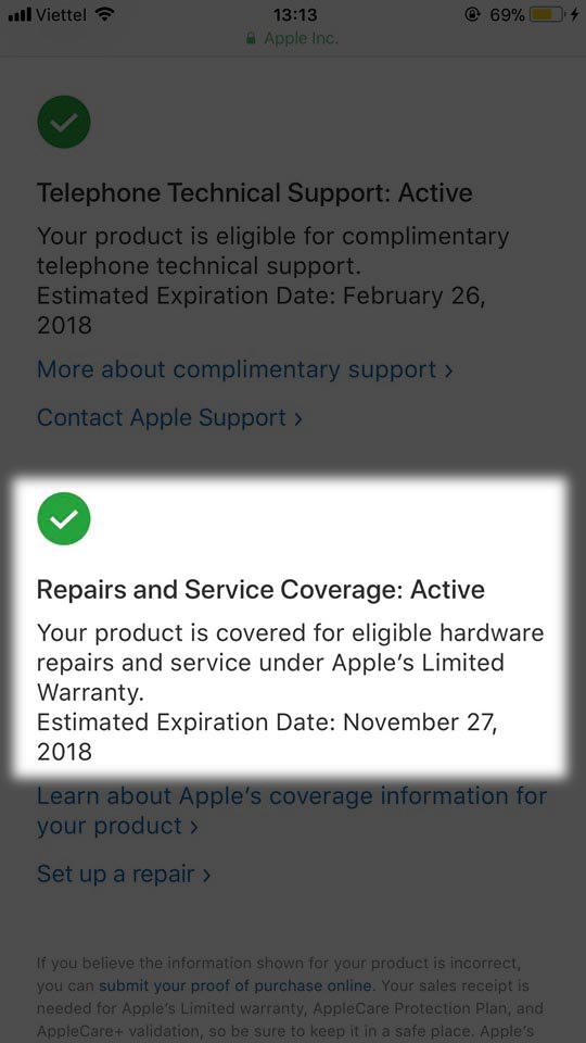 thu thuat kiem tra thoi gian bao hanh iphone chinh xac 100 hinh anh 6