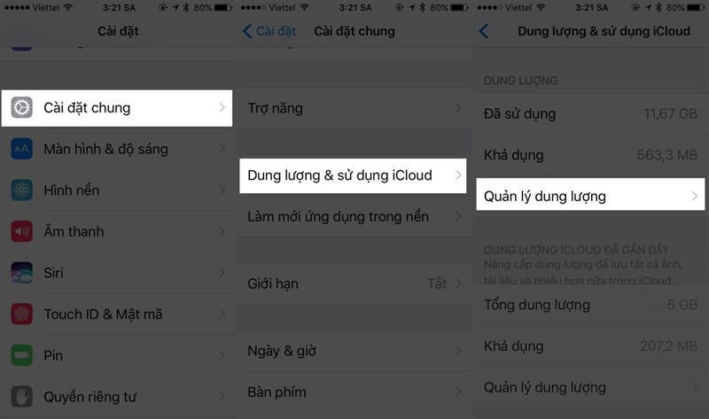 top nhung cach cai thien bo nho iphone dung luong bo nho thap hinh anh 4