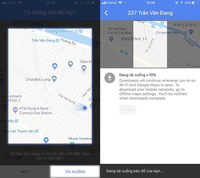 cach xem google maps khong ton dung luong tren dien thoai hinh anh 2