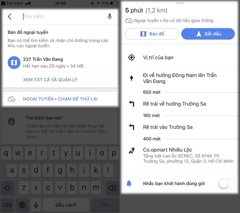 cach xem google maps khong ton dung luong tren dien thoai hinh anh 4