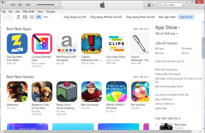 doi giao dien itunes sang tieng viet anh 3