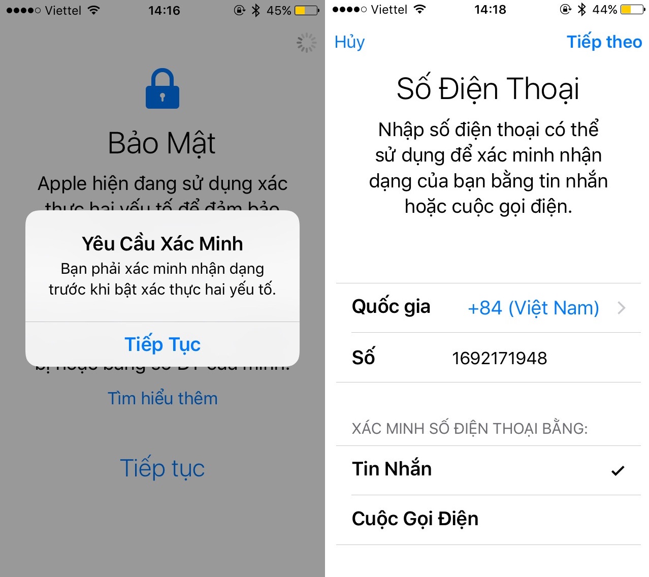 bat tinh nang bao mat 2 lop tren apple id hinh anh 5