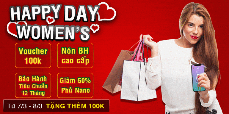 Thông tin chương trình “Nhân Ngày Phụ Nữ- Gửi Ngàn Lời Yêu” khi mua hàng tại 24hStore.vn ngay phu nu the gioi