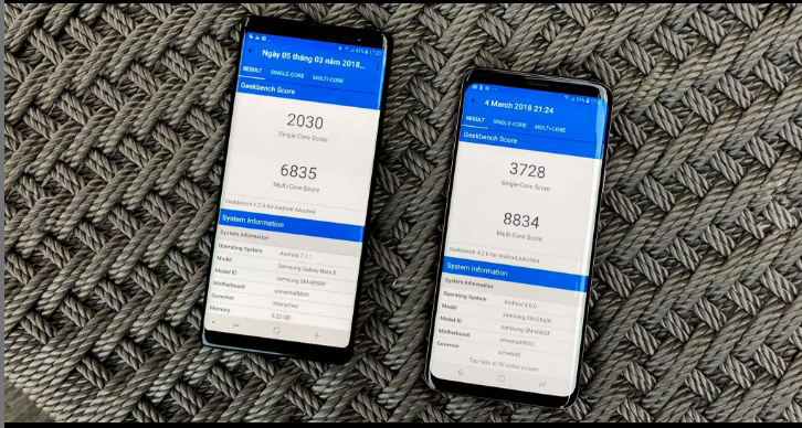 So sánh hiệu năng giữa Samsung Galaxy S9 Plus và Samsung Galaxy Note 8 so sanh hieu nang giua samsung galaxy s9 plus va samsung galaxy note 8 hinh anh 2
