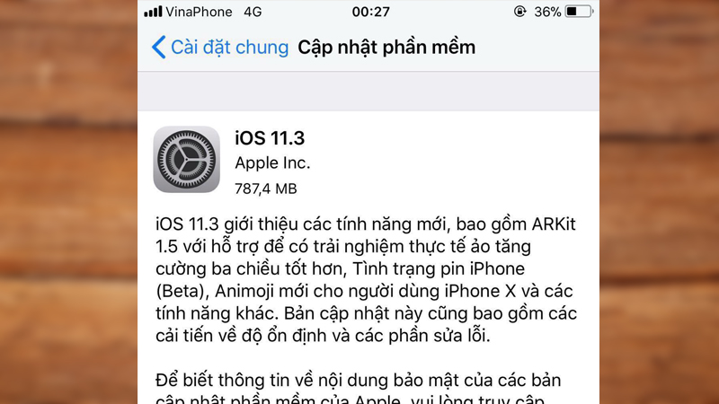cach cap nhat ios 11 3 cho iphone ipad hinh anh 1