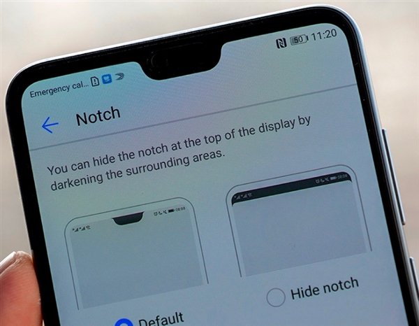 Huawei P20 đi kèm với bộ tùy chọn để ẩn Notch trên màn hình