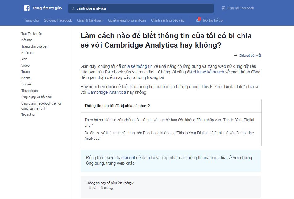 lam cach nao de biet tai khoan cua ban co bi khai thac thong tin hay chua